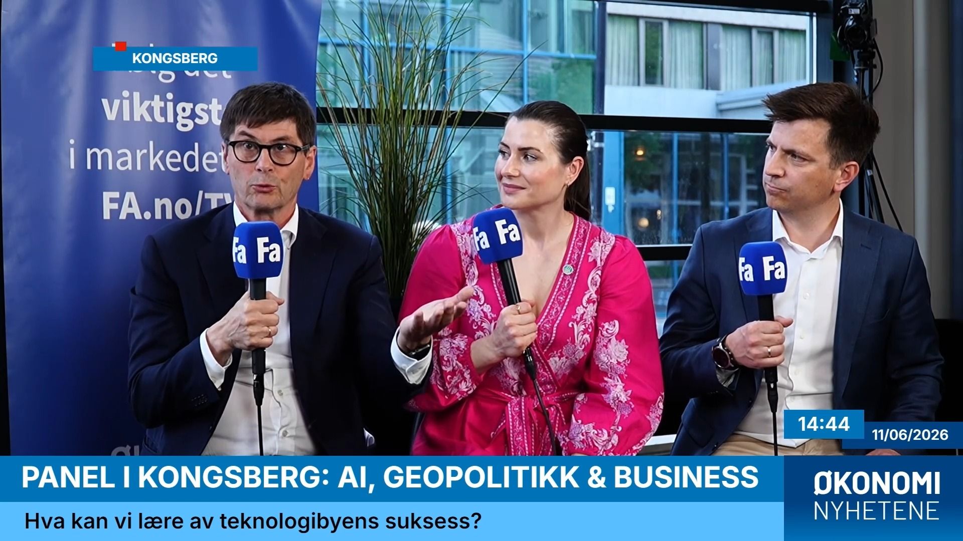 Panel i Kongsberg: AI, geopolitikk & business